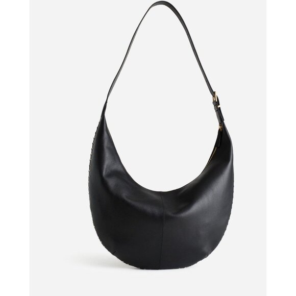 Madewell The Essential Curve Shoulder Bag Leather Casual Adjustable - Picture 4 of 9